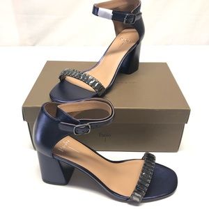 Linea Paolo Harlow Embellished Ankle Strap Sandal